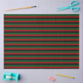Red Green Black Stripes Pan African Happy Kwanzaa Tissuepapier (Craft)