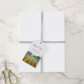 Red Green Blue Vineyard Cadeaulabel (Met Touw)