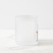 Red Green Blue White Kerstmis Snowman Matglas Koffiemok (Center)