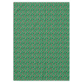Red Green Candy Cane Peppermint Kerstmis Tafelkleed (Voorkant)