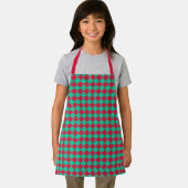 Red Green Checker Diamond Pattern Schort (Insitu)