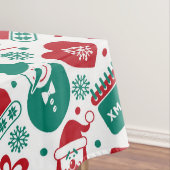 Red Green Christmas Tablecloth Tafelkleed (Voorbeeld)