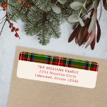 Red Green Classic Christmas Plaid Retouradres Etiket<br><div class="desc">Red Green Classic Christmas Plaid Return Address label heeft een prachtig kerstplaid accent.</div>