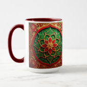 Red Green Decorative Holiday Mug Mok (Links)