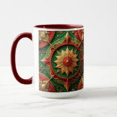 Red Green Decorative Holiday Mug Mok (Links)