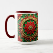 Red Green Decorative Holiday Mug Mok (Links)