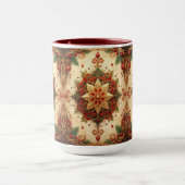 Red Green Decorative Holiday Mug Mok (Midden)