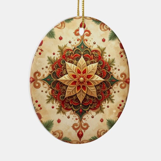 Red Green Decorative Holiday Ornament (Rechts)