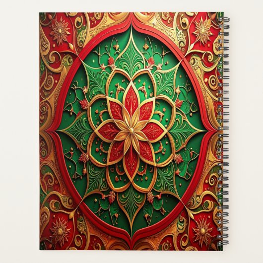 Red Green Decorative Holiday Planner (Achterkant)