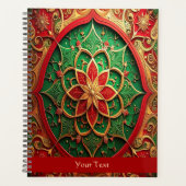 Red Green Decorative Holiday Planner (Voorkant)