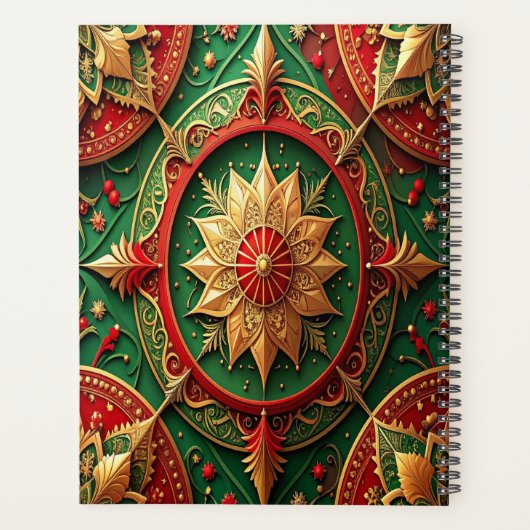 Red Green Decorative Holiday Planner (Achterkant)