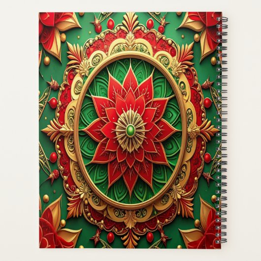 Red Green Decorative Holiday Planner (Achterkant)