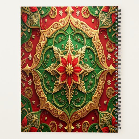 Red Green Decorative Holiday Planner (Achterkant)