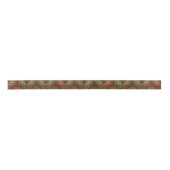 Red Green Decorative Holiday Satin Ribbon Satijnen Lint (Voorkant)