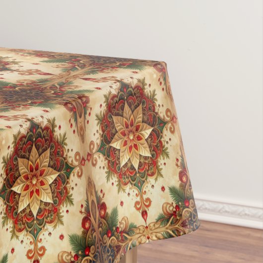 Red Green Decorative Holiday Tablecloth Tafelkleed (Voorbeeld)