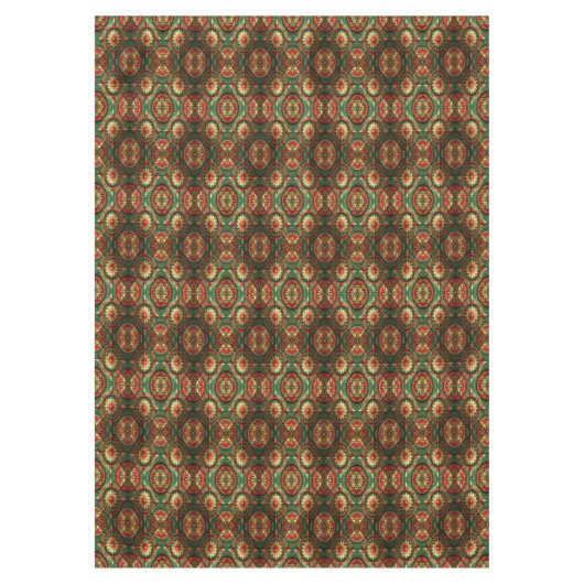 Red Green Decorative Holiday Tablecloth Tafelkleed (Voorkant)