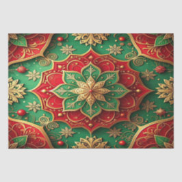 Red Green Decorative Holiday Tissue Paper Tissuepapier