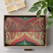 Red Green Decorative Holiday Tissue Paper Tissuepapier (Geschenk)