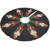 Red Green en Gold Nutcrackers Kerstboom Rok (Gekanteld)