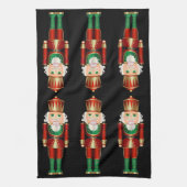 Red Green en Gold Nutcrackers Kitchen Towel Theedoek (Verticaal)