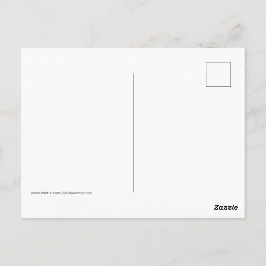 Red Green en Violet, Paul Klee Briefkaart (Achterkant)