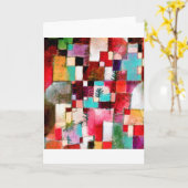 Red Green en Violet, Paul Klee Kaart (Gele Bloem)