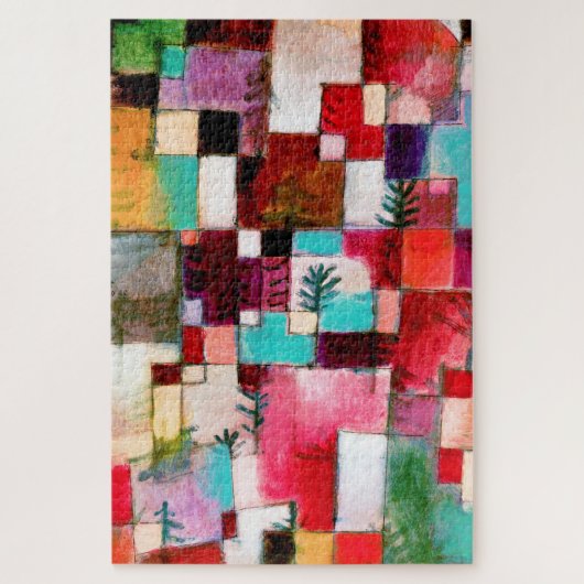 Red Green en Violet, Paul Klee Legpuzzel (Verticaal)