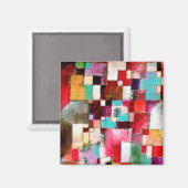 Red Green en Violet, Paul Klee Magneet (Voorkant / Achterkant)