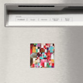 Red Green en Violet, Paul Klee Magneet (Insitu (Vaatwasser))