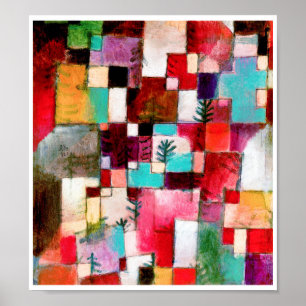Red Green en Violet, Paul Klee Poster
