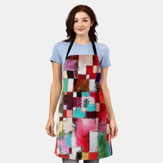 Red Green en Violet, Paul Klee Schort (Gedragen)