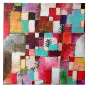 Red Green en Violet, Paul Klee Tegeltje
