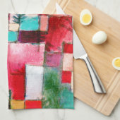 Red Green en Violet, Paul Klee Theedoek (Quarter Fold)