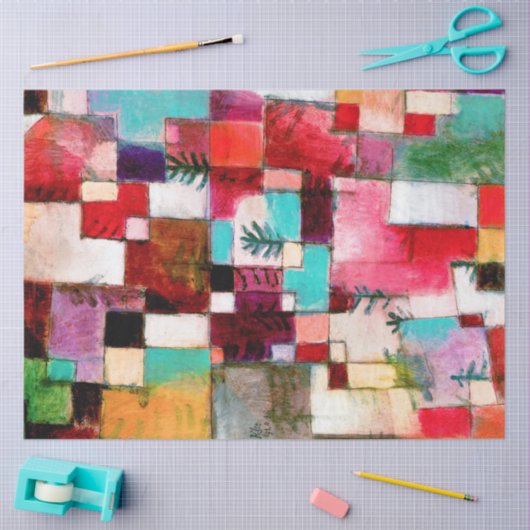 Red Green en Violet, Paul Klee Tissuepapier (Craft)