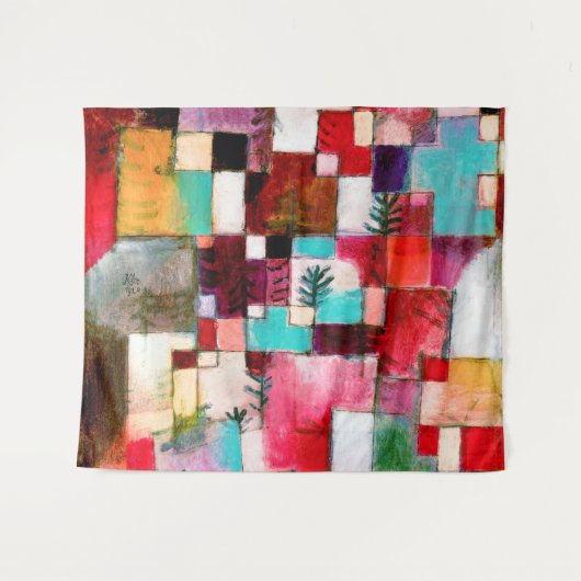 Red Green en Violet, Paul Klee Wandkleed (Voorkant (horizontaal))