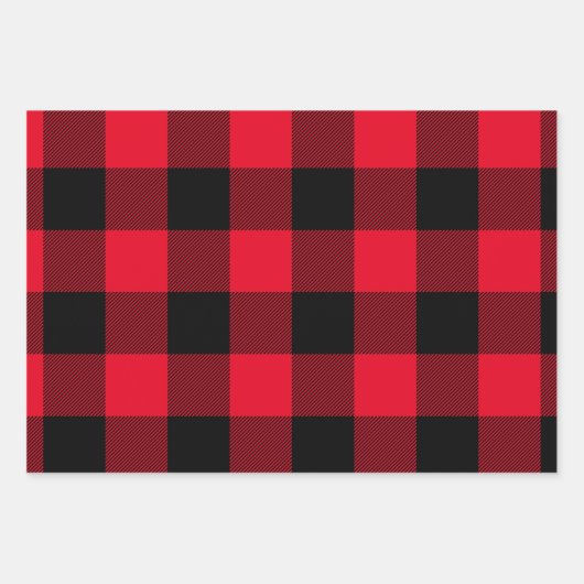 Red Green en White Buffalo met kerstviering Inpakpapier Vel (Voorkant 2)