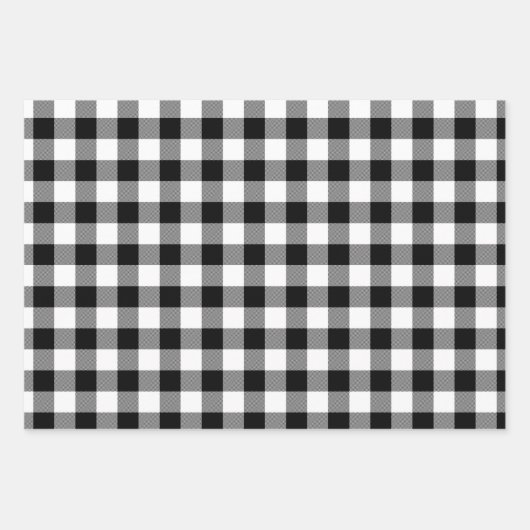 Red Green en White Buffalo Pset met kerstmis Inpakpapier Vel (Voorkant)