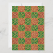 Red Green Fleur de Lis Custom Holiday 5.5x7.5 Kaart (Voorkant)