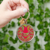 Red & Green Flora  Hakuna Matata Gifts Sleutelhanger (Hand)