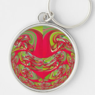 Red & Green Flora  Hakuna Matata Gifts Sleutelhanger