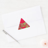 Red & Green Flora  Hakuna Matata Gifts Sticker (Envelop)