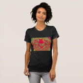 Red & Green Flora  Hakuna Matata Gifts T-shirt (Voorkant volledig)