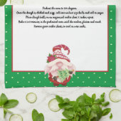 Red Green Gnome kerstboom Recipper keepomwille Theedoek (Gevouwen)