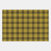 Red Green Gold Buffalo Pset controleer de patronen Inpakpapier Vel (Voorkant 3)