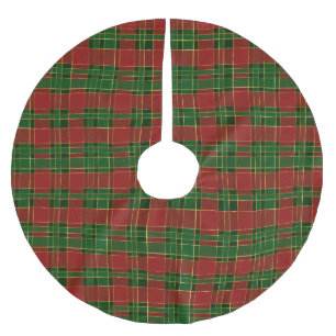 Red Green Gold Pset Kerstboom Rok