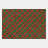 Red Green Gold Pset met Kerstmis Inpakpapier Vel (Voorkant 3)