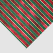 Red Green Gold Stripes Tissuepapier (Detail)
