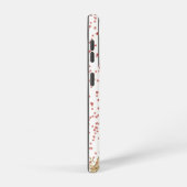 Red Green Golden Snowflakes Xmas Aangepast monogra Samsung Galaxy Hoesje (Rechterkant)