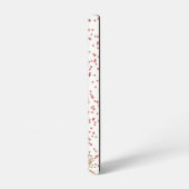 Red Green Golden Snowflakes Xmas Aangepast monogra Samsung Galaxy Hoesje (Linkerkant)
