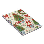 Red Green Grandmillennial Holiday Notitieboek (Rechterzijde)